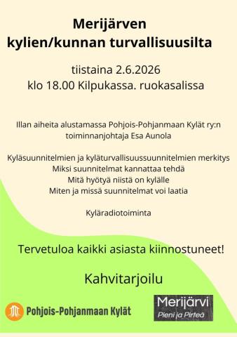 Merijärven kylien/kunnan turvallisuusilta